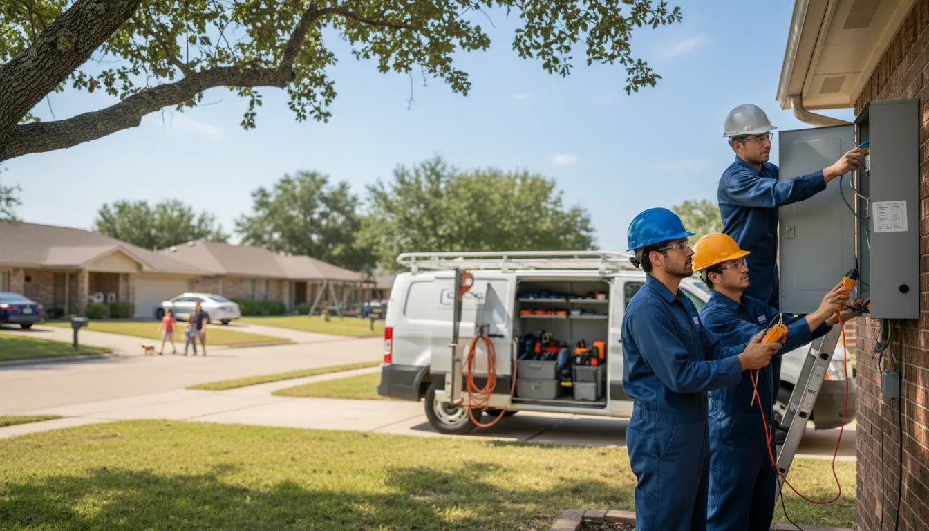 Certified electrician providing emergency electrical services in Malta, OH